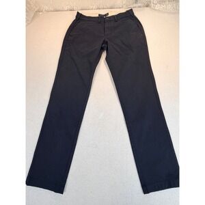 Abercrombie & Fitch Chino Pants Men 29x30 Dark Navy Blue Stretch